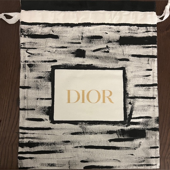 Kaya Gravitter Handbags - Handcrafted Dior Painted Canvas Bag By Kaya Gravitter (me)